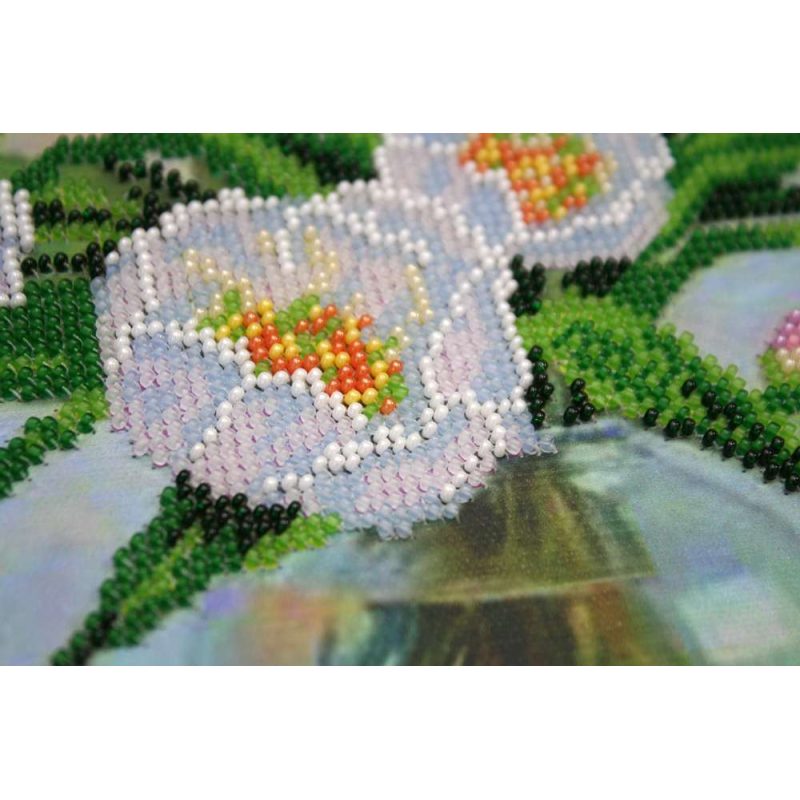 Bead Embroidery Kit on Art Canvas "Spring Lyrics"