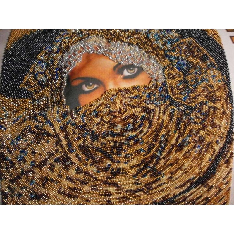 Bead Embroidery Kit on Art Canvas "Scheherazade"