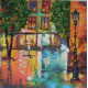 Bead Embroidery Pattern on Art Canvas "Autumn Fantasy"