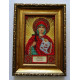 Mini Icon Bead Embroidery Kit on Art Canvas "St. Natalia"