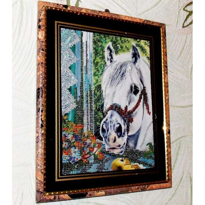 Bead Embroidery Pattern on Art Canvas "Treats"
