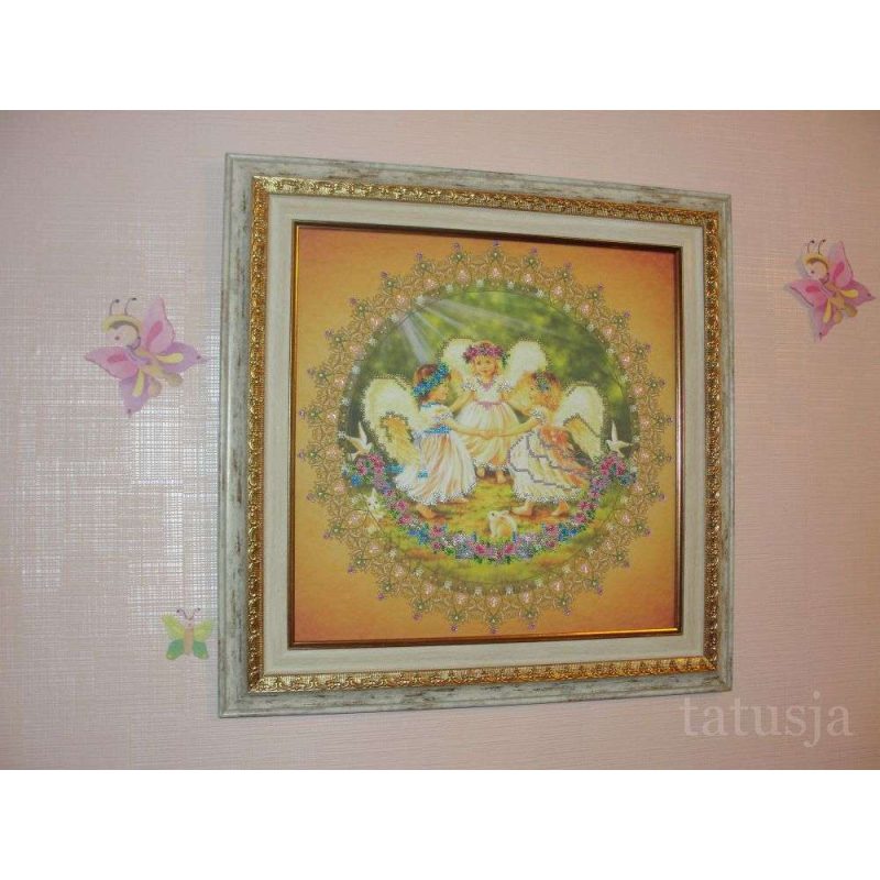 Bead Embroidery Kit on Art Canvas "Fairy-tale"