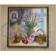 Bead Embroidery Pattern on Art Canvas "Easter story-2"