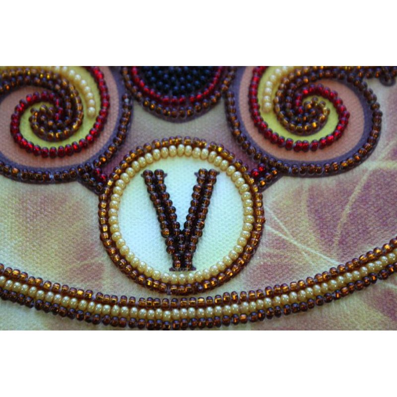Bead Embroidery Kit on Art Canvas "Aries"