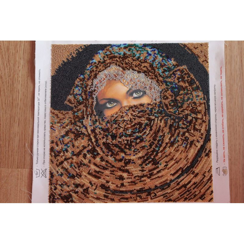 Bead Embroidery Kit on Art Canvas "Scheherazade"