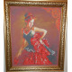 Bead Embroidery Kit on Art Canvas "Consuelo"