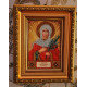Mini Icon Bead Embroidery Kit on Art Canvas "St. Tatiana"