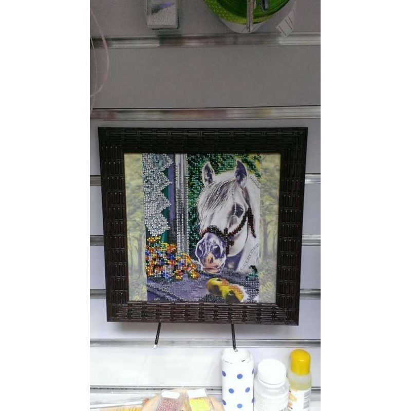 Bead Embroidery Pattern on Art Canvas "Treats"