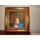 Bead Embroidery Kit on Art Canvas "The Four Elements – Earth"