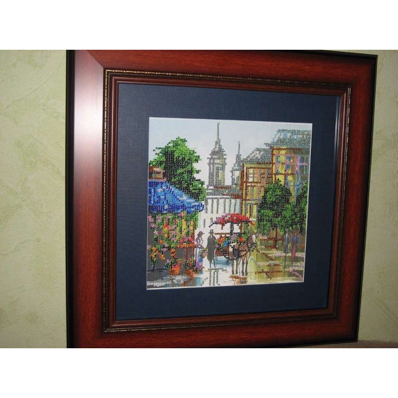 Bead Embroidery Pattern on Art Canvas "The Journey"