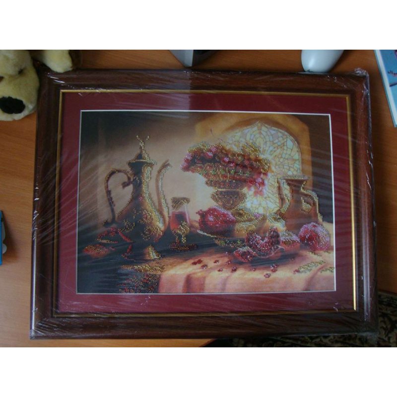 Bead Embroidery Kit on Art Canvas "Arjuna"
