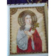 Icon Bead Embroidery Kit on Art Canvas "St. Vera"