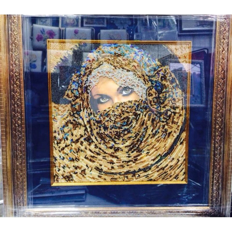 Bead Embroidery Kit on Art Canvas "Scheherazade"