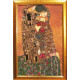 Bead Embroidery Kit on Art Canvas "The kiss"