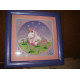 Mini Bead Embroidery Kit on Art Canvas "Pony"