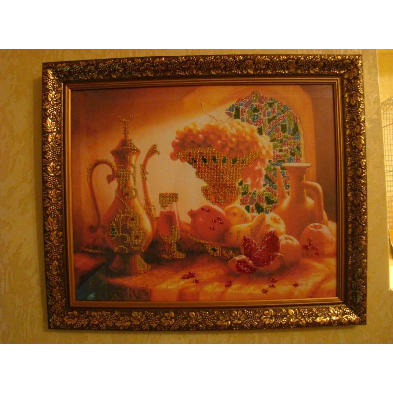 Bead Embroidery Kit on Art Canvas "Arjuna"