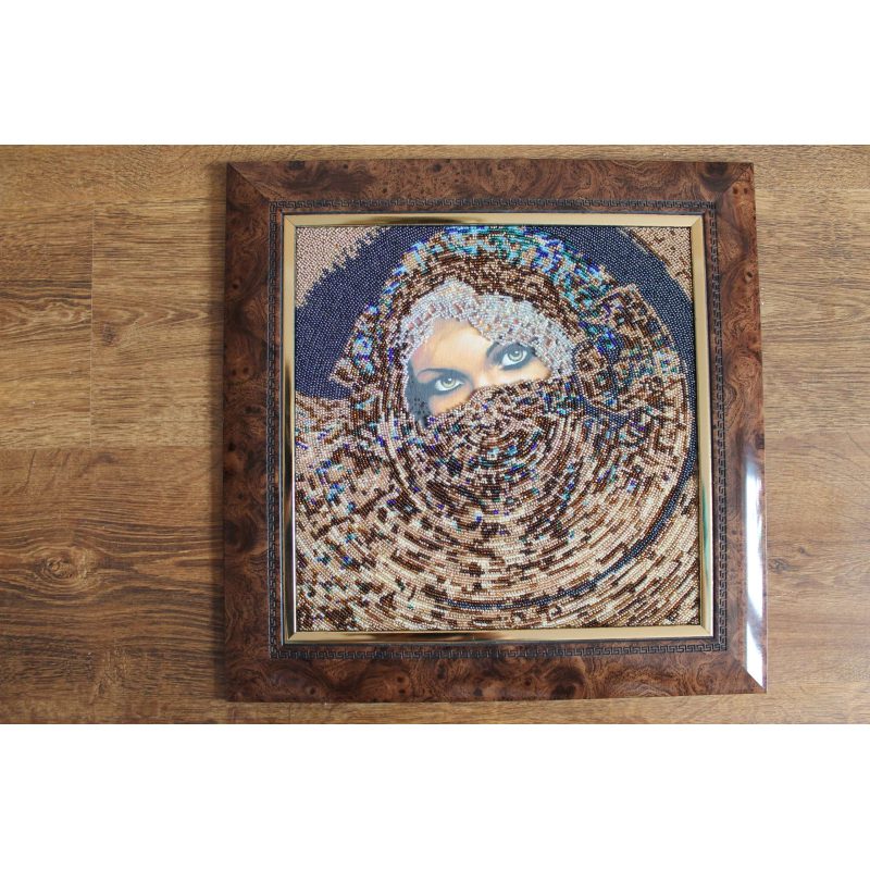 Bead Embroidery Kit on Art Canvas "Scheherazade"