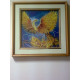 Bead Embroidery Pattern on Art Canvas "The Firebird"