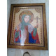Icon Bead Embroidery Kit on Art Canvas "St. Alexandra"