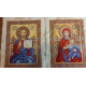 Bead Embroidery Kit on Art Canvas "Wedding Icon – The Lord God Almighty"
