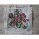 Bead Embroidery Pattern on Art Canvas "Chrysanthemums"
