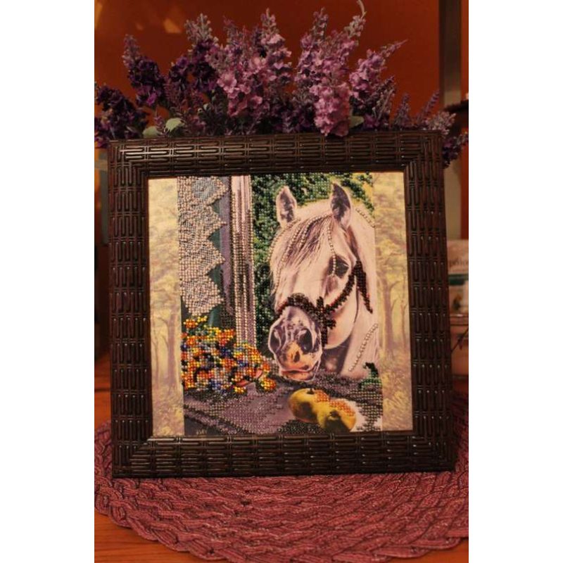 Bead Embroidery Pattern on Art Canvas "Treats"