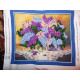 Bead Embroidery Kit on Art Canvas "Lilacs"