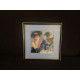 Bead Embroidery Pattern on Art Canvas "The Parisian Woman"