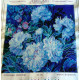 Bead Embroidery Pattern on Art Canvas "Moon peonies"