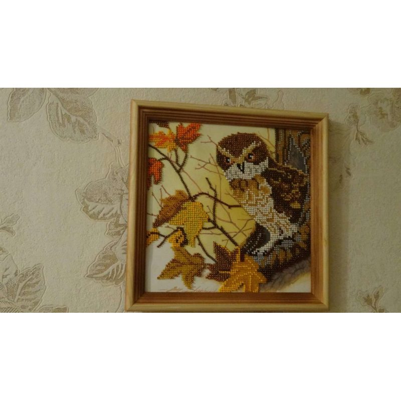 Bead Embroidery Pattern on Art Canvas "Wood fairy tale"