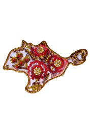 Map of Ukraine Bead Embroidery Magnet Kit "Autonomous Republic of Crimea"