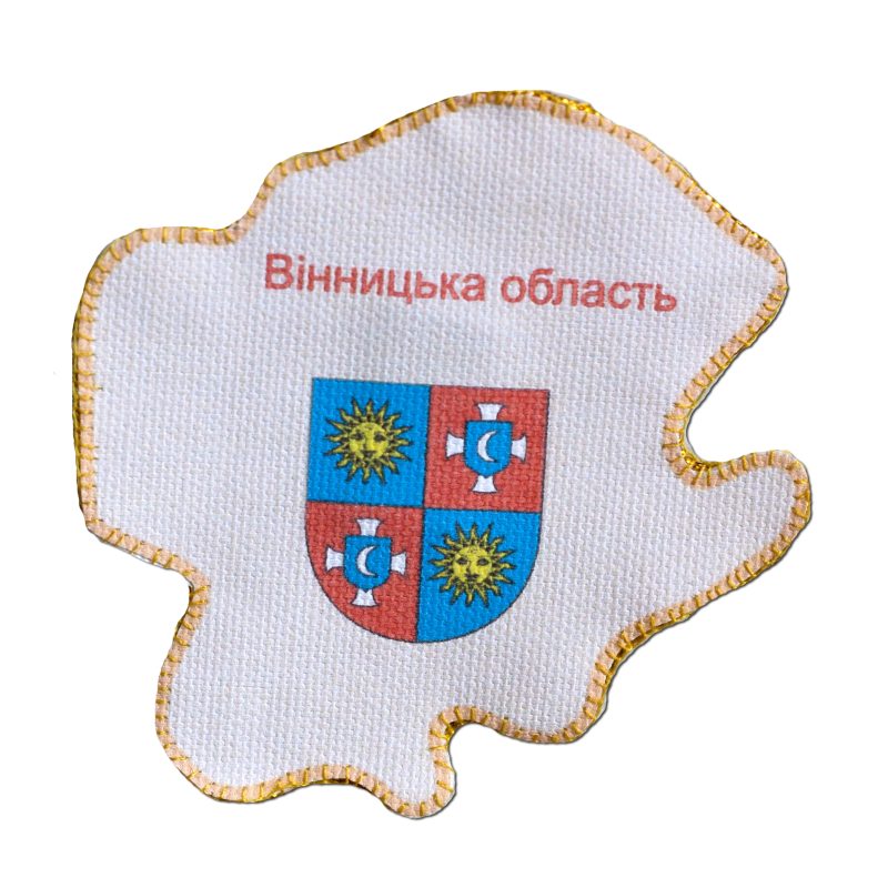 Набір-магніт для вишивання бісером "Мапа України «Вінницька область»"