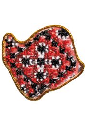 Map of Ukraine Bead Embroidery Magnet Kit "Volyn region"