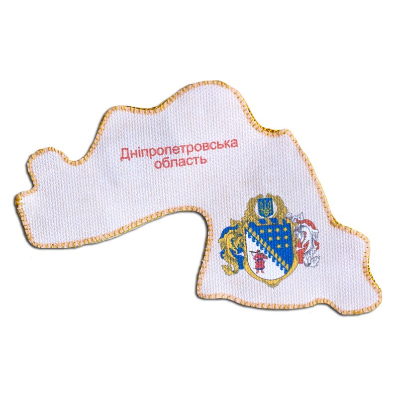 Набір-магніт для вишивання бісером "Мапа України «Дніпропетровська область»"