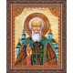 Icon Bead Embroidery Kit on Art Canvas "St. Sergius"