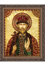 Icon Bead Embroidery Kit on Art Canvas "St. Peter"
