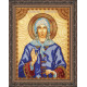 Icon Bead Embroidery Kit on Art Canvas "St. Xenia"