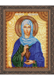 Icon Bead Embroidery Kit on Art Canvas "St. Anastasia (the Deliverer)"
