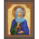 Icon Bead Embroidery Kit on Art Canvas "St. Anastasia (the Deliverer)"