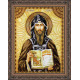 Icon Bead Embroidery Kit on Art Canvas "St. Cyril"