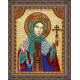 Icon Bead Embroidery Kit on Art Canvas "St. Alexandra"