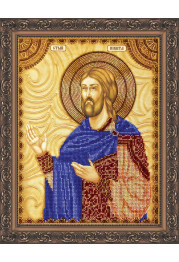 Icon Bead Embroidery Kit on Art Canvas "St. Nikita"
