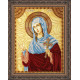 Icon Bead Embroidery Kit on Art Canvas "St. Julia"