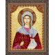 Icon Bead Embroidery Kit on Art Canvas "St. Victoria"