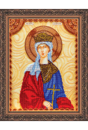 Icon Bead Embroidery Kit on Art Canvas "St. Valery"