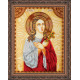 Icon Bead Embroidery Kit on Art Canvas "St. Vera"