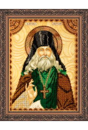 Icon Bead Embroidery Kit on Art Canvas "St. Anatoly"