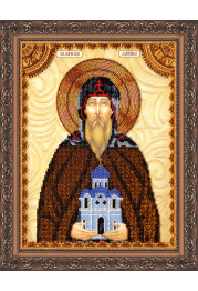 Icon Bead Embroidery Kit on Art Canvas "St. Daniel"