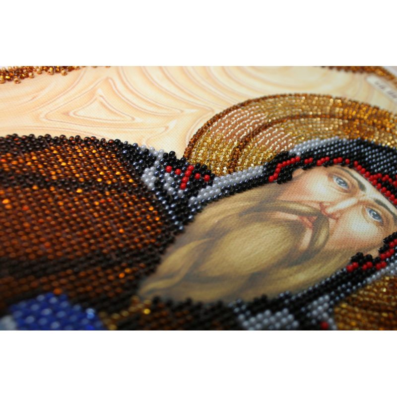 Icon Bead Embroidery Kit on Art Canvas "St. Daniel"