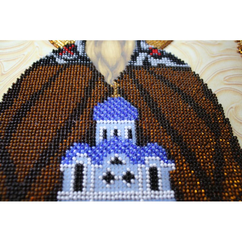 Icon Bead Embroidery Kit on Art Canvas "St. Daniel"